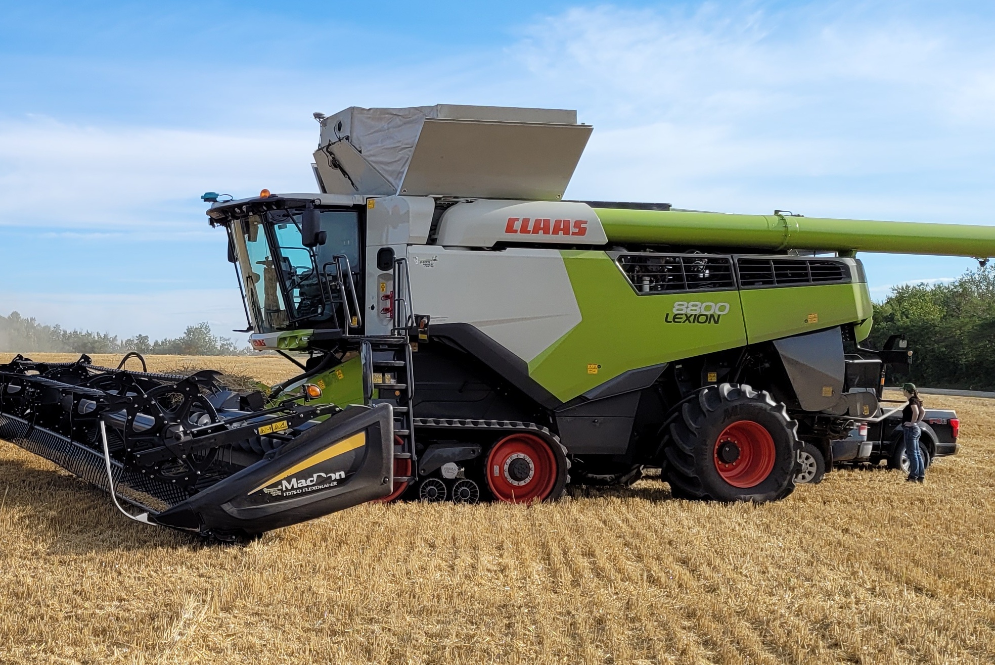 CLAAS-JD Lexion Bridge