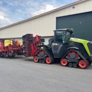 Claas Xerion 12.650 and Grimme planter set up with ValveMaster-Bridge